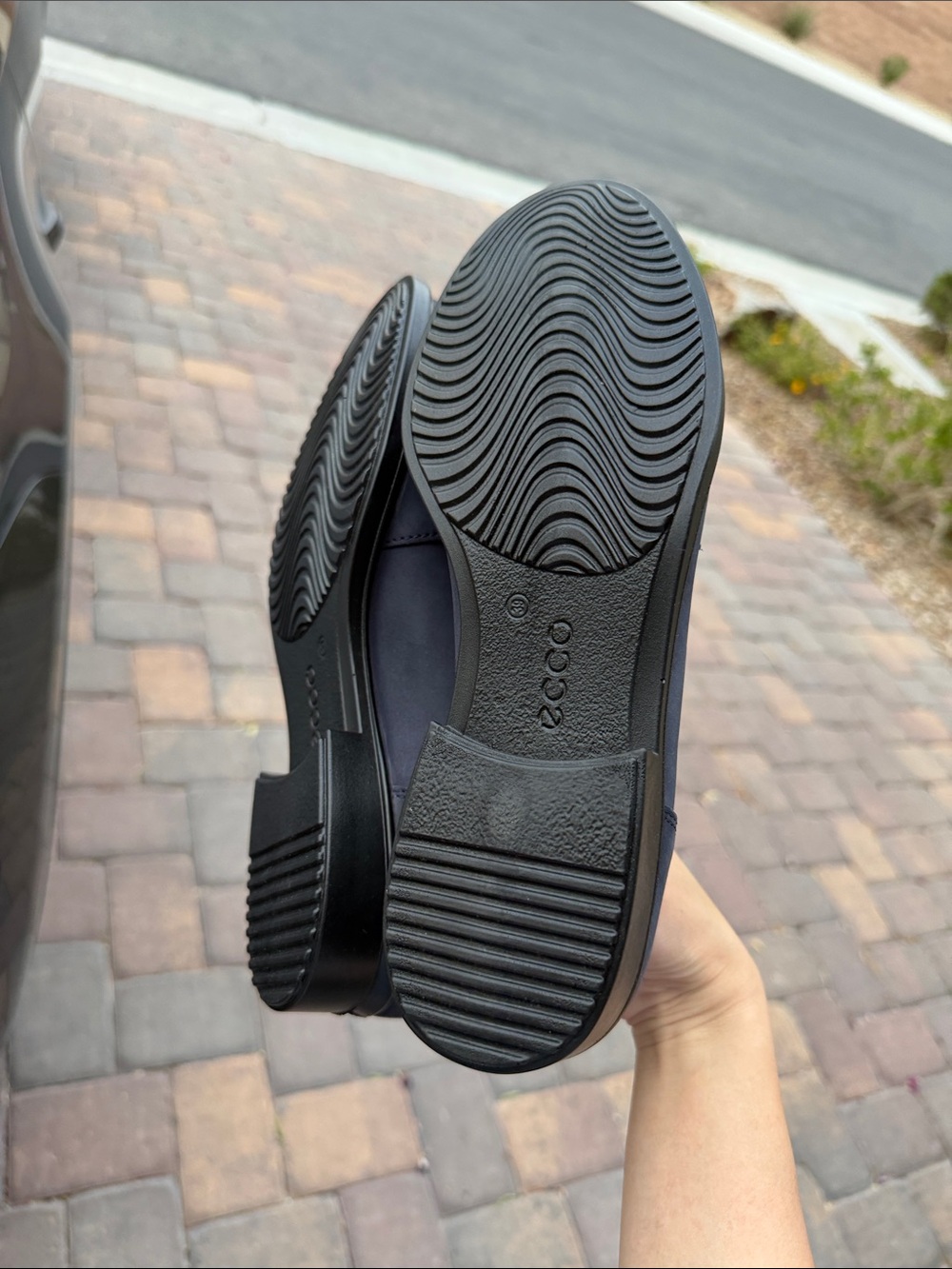 Ecco women's Navy Slip-On Loafers - Picture 8 of 9